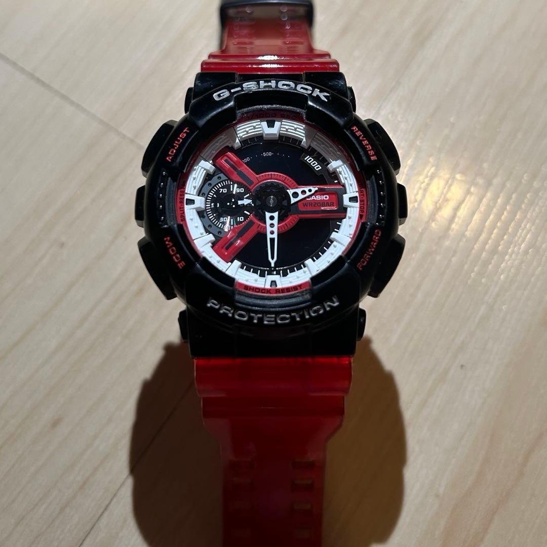 G-SHOCK ブラック レッド 時計