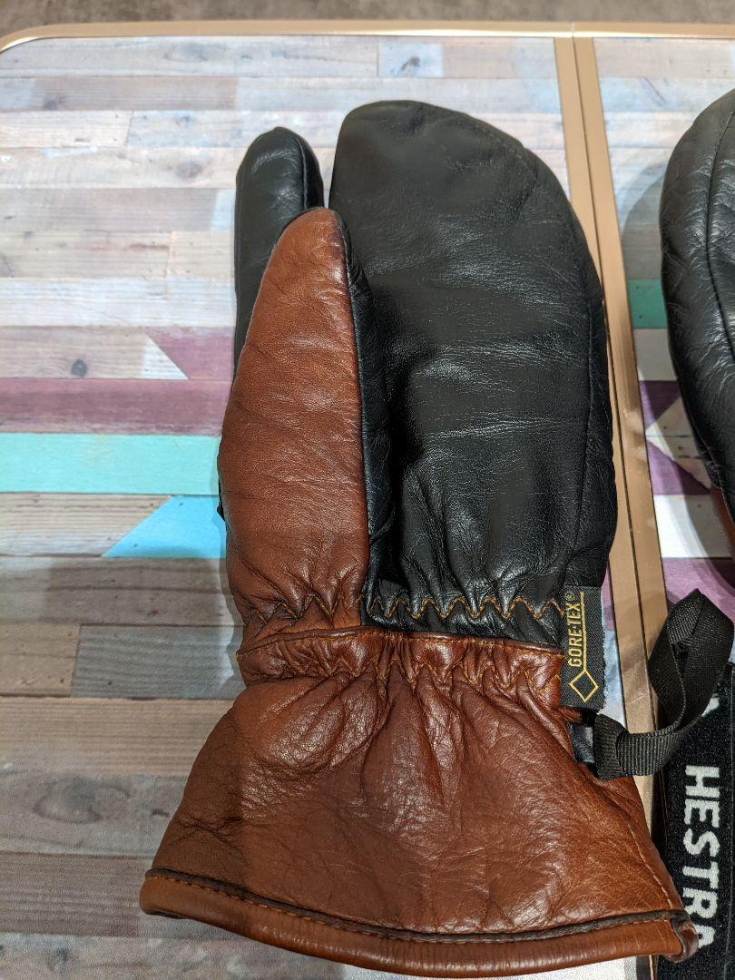 セール豊富な 美品 ヘストラ 3-Finger GTX Full Leather おまけ付 NZCrq-m80960858758 超激安人気