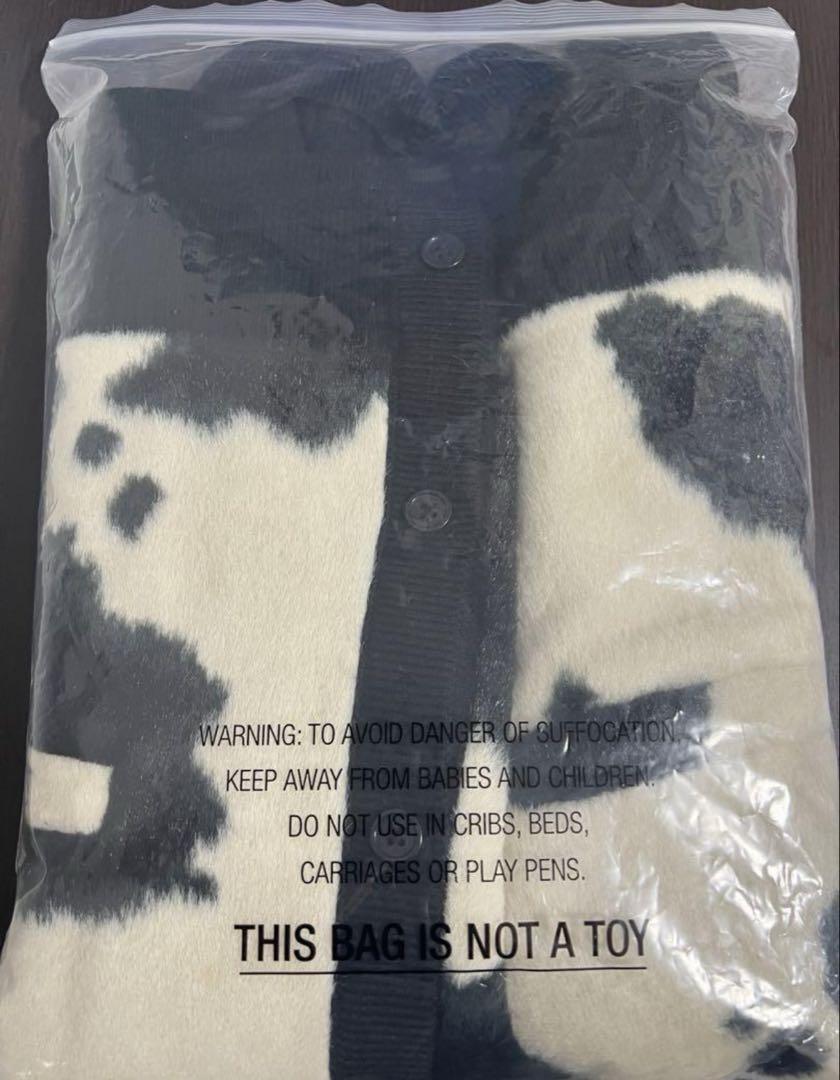 トップス Supreme Cow Print Cardigan Black M