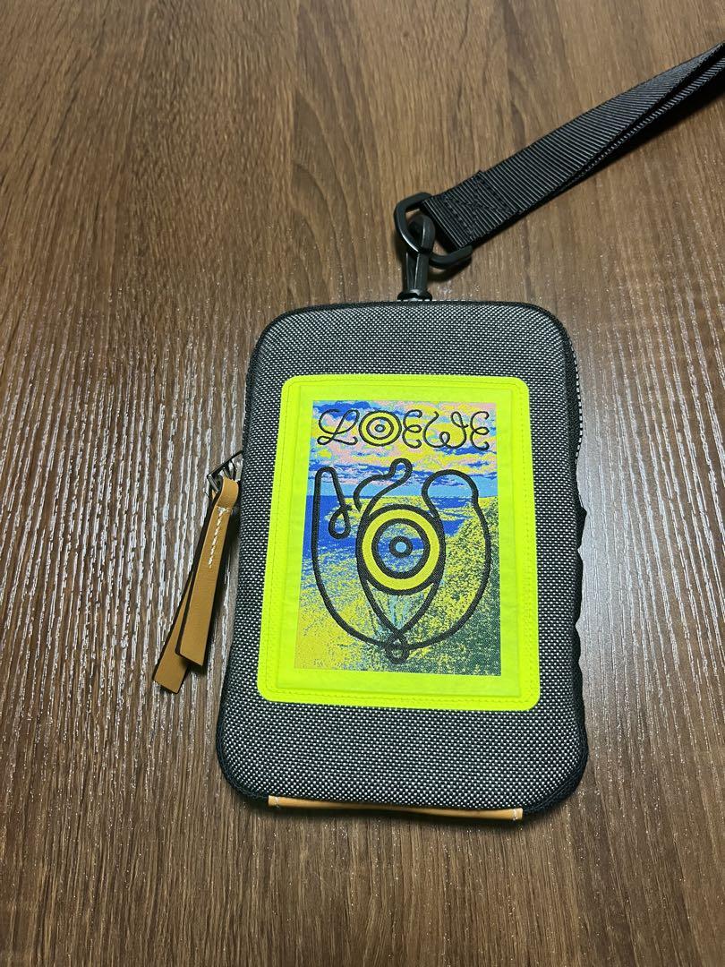 【LOEWE】EYE NATURE CASE キャンバス ネックポーチ 画像1