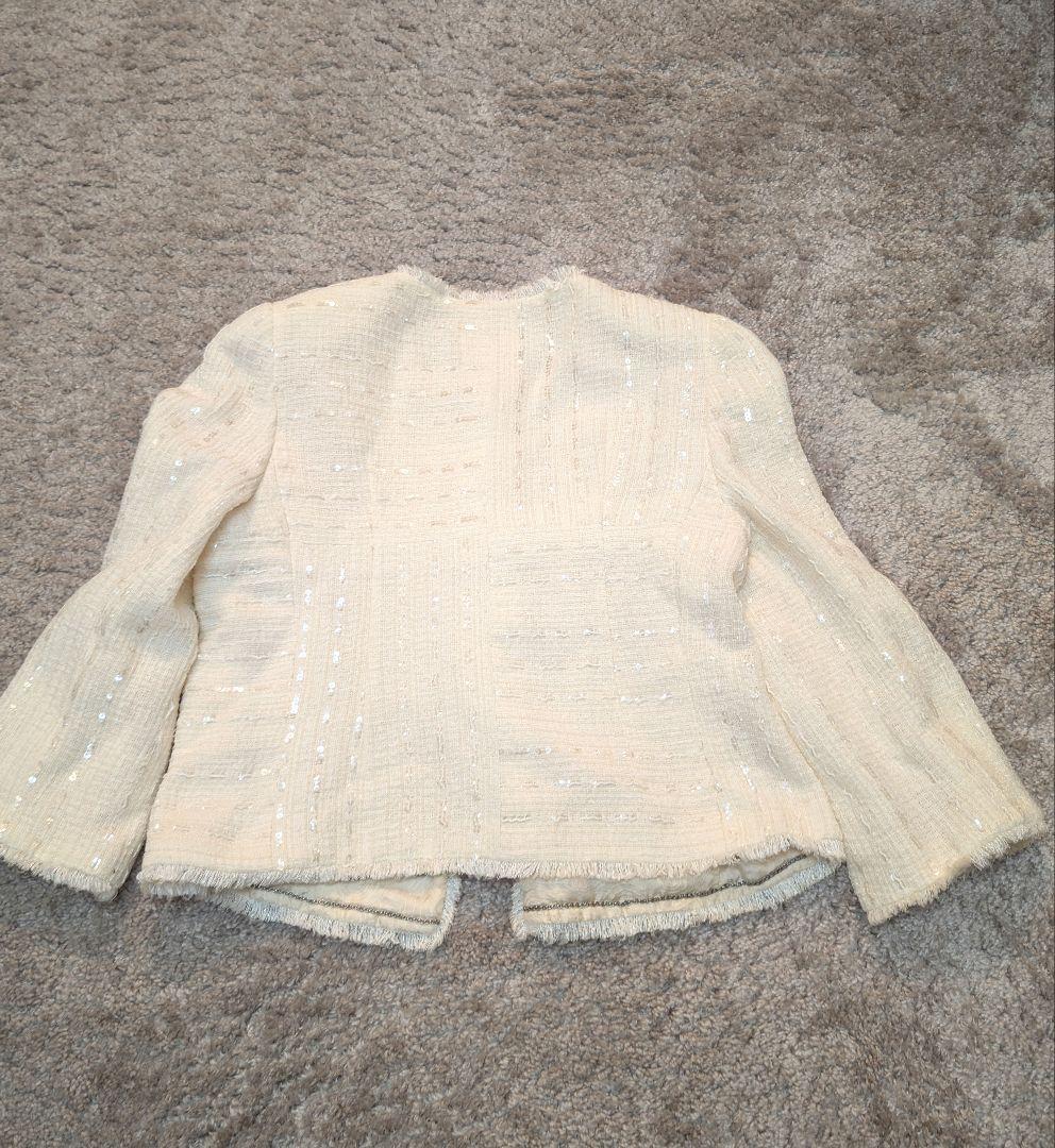 【美品】CHANEL ヴィンテージ ノーカラージャケット 38