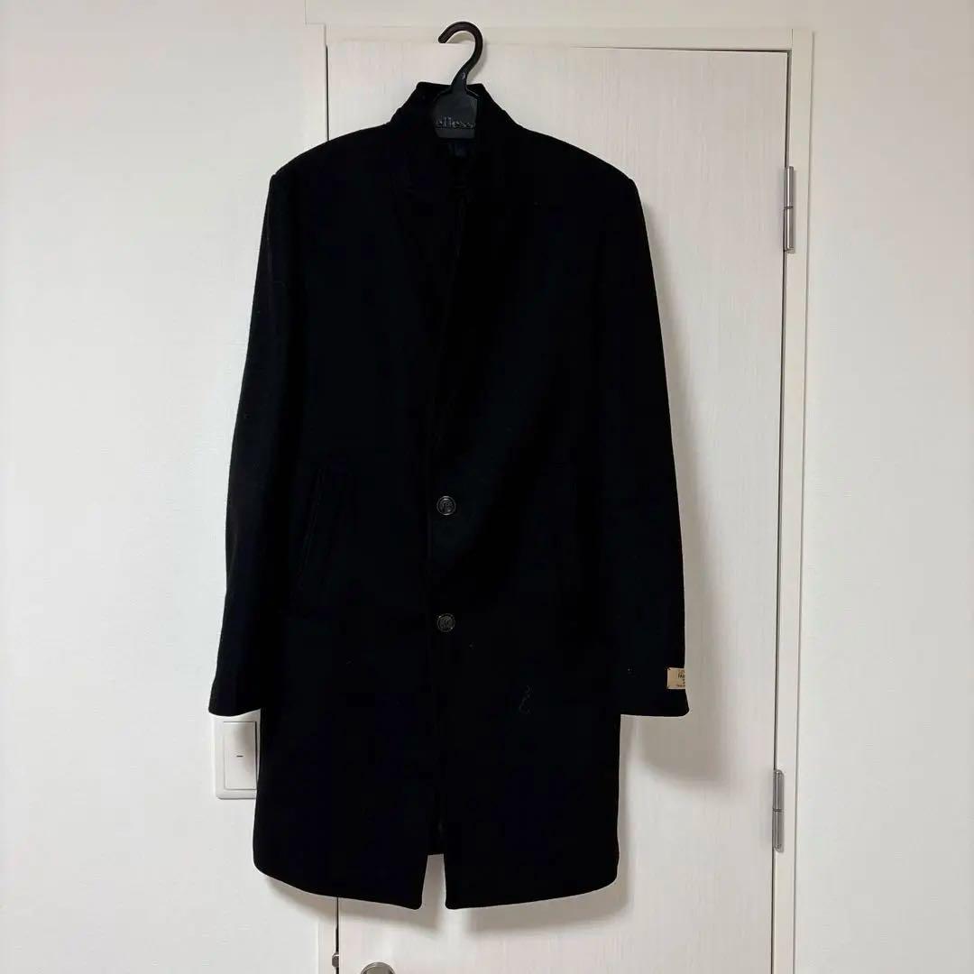 半額以下　未使用に近い　ZARA ウール ブラック チェスターコート