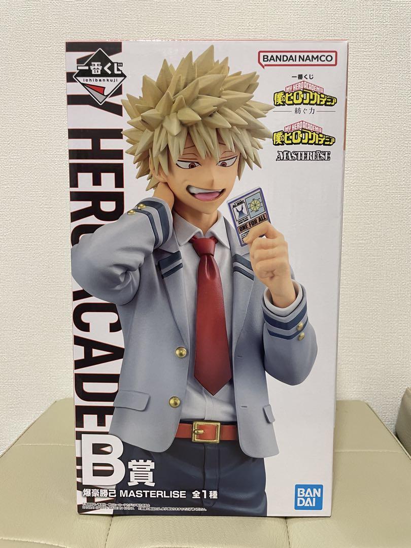 僕のヒーローアカデミア　一番くじ　爆豪勝己　フィギュア&クリアポスター2種