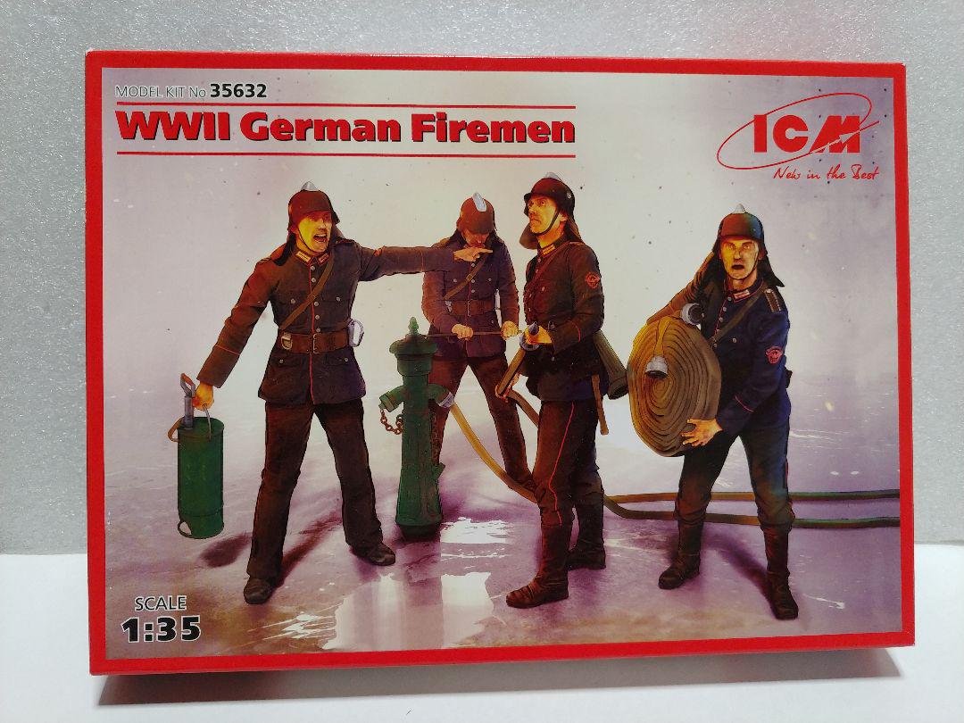 ICM　1/35　ミリタリー　兵隊　プラモデル　5種　6点　まとめ売り　ジャンク