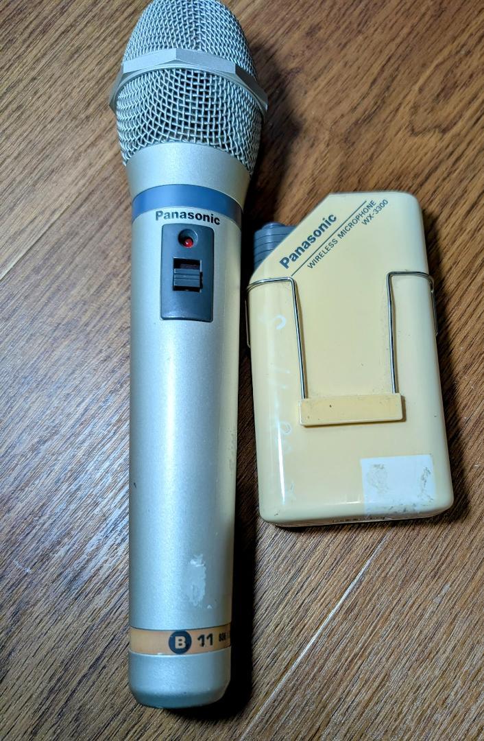 ジャンク品 Panasonic ワイヤレスマイク WX −3100 3300 - メルカリ