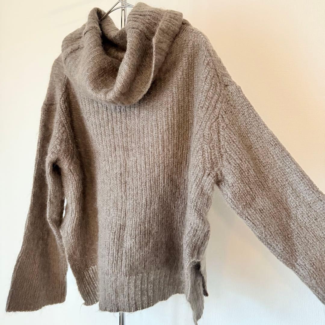 美品★定価6万円★Plain People★上質モヘア タートルネックニットF 美品★定価6万円★Plain People★上質モヘア タートルネックニットF