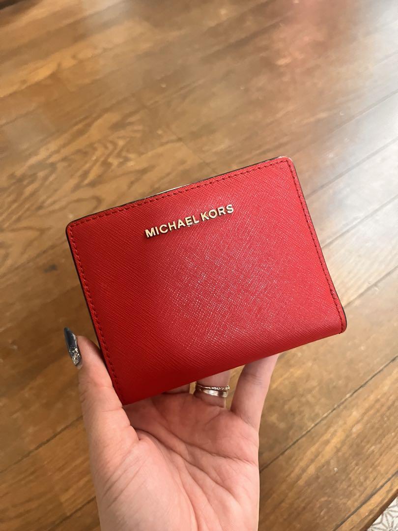 MICHAEL KORS レッド 二つ折り財布