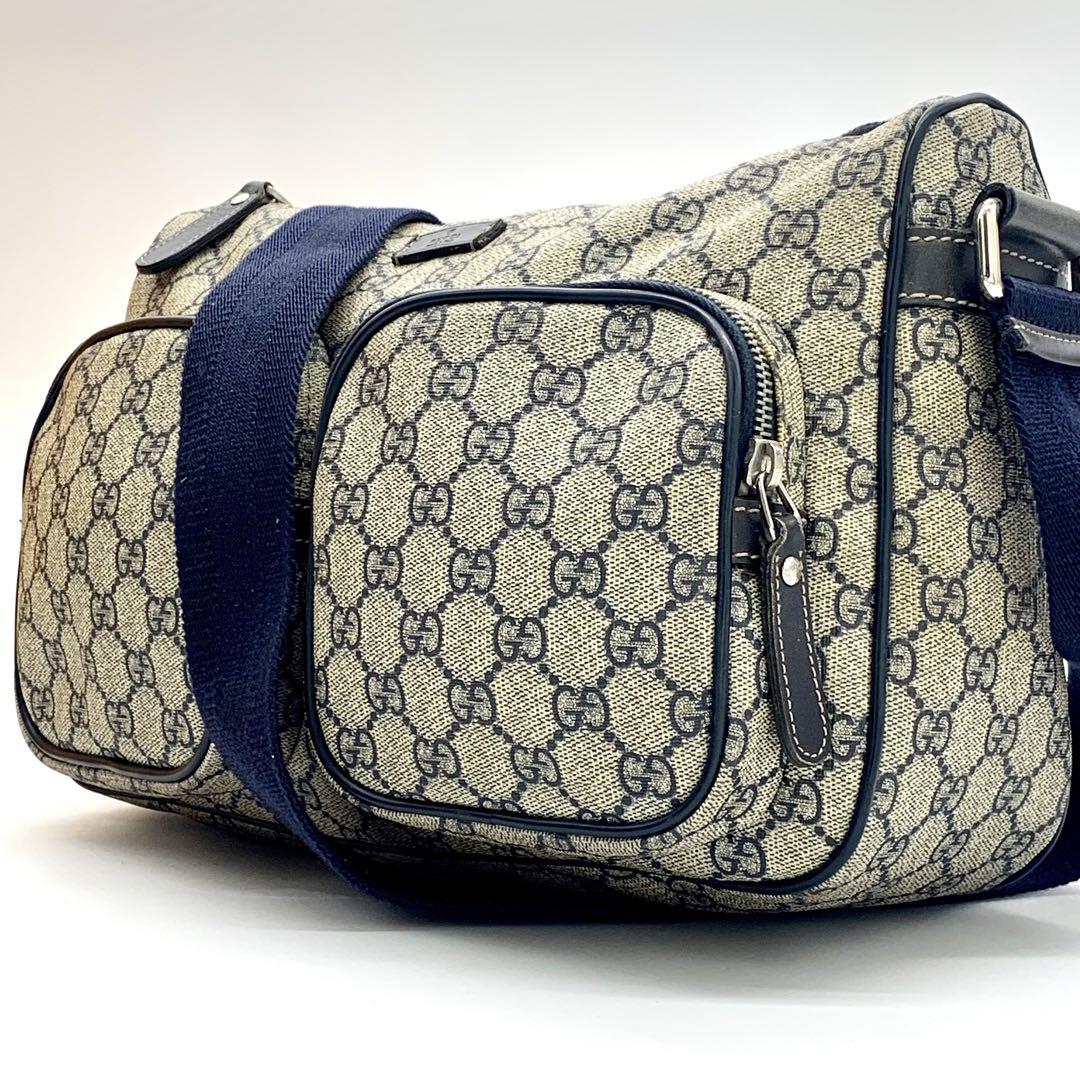 メーカー再生品】 希少 GUCCI 肩掛け PVC GGスプリーム メッセンジャー