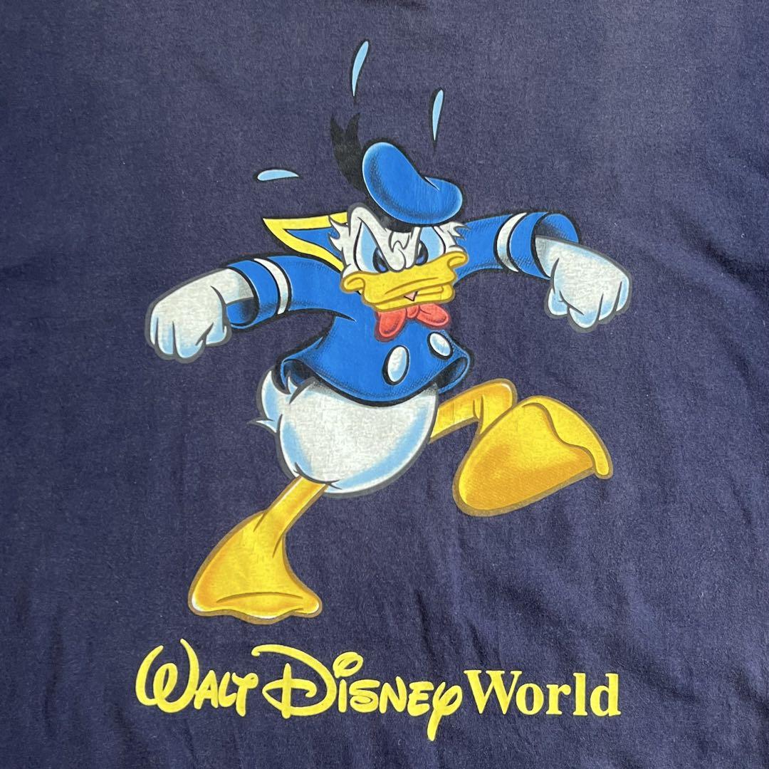 90s Disneyディズニー Tシャツ ドナルドダック ヴィンテージ L