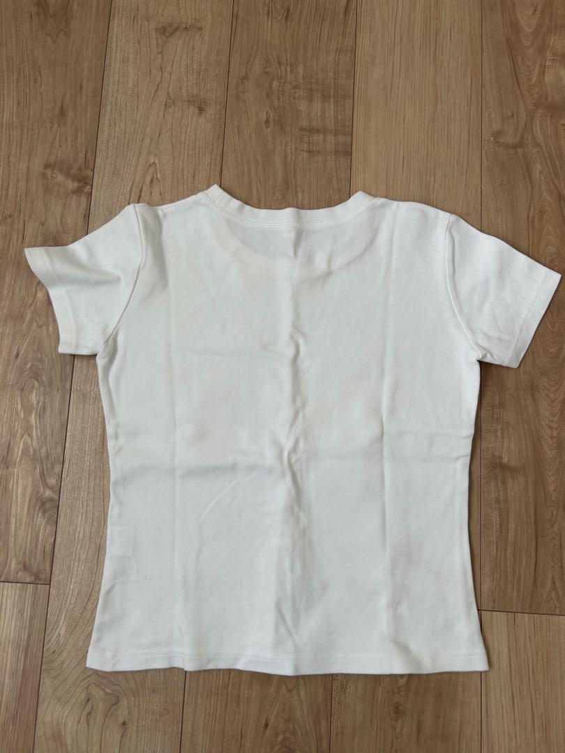Dior ロゴ ストーン付き Tシャツ