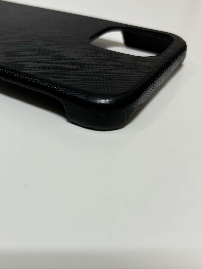 PRADA iPhone12用ケース 1ZH129 SAFFIANO METAL