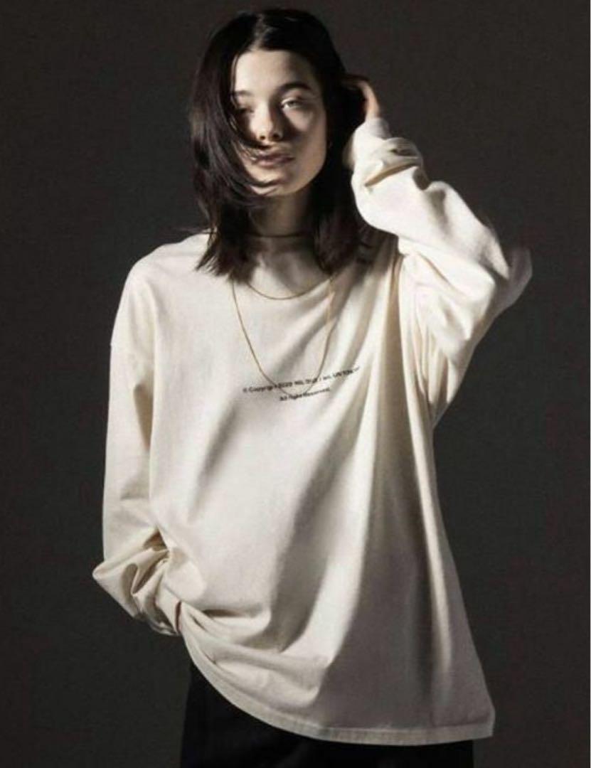 NIL DUE/NIL UN TOKYO ロンT Tシャツ オフホワイト（2025年最新
