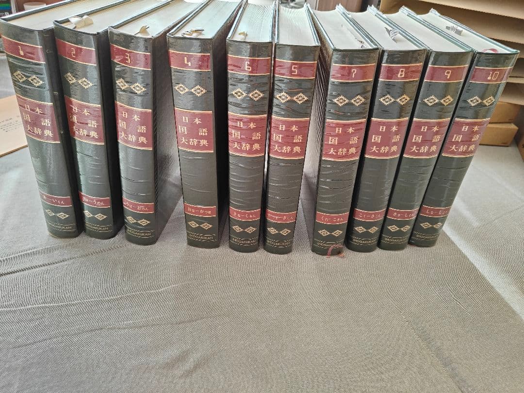 [分割販売]日本国語大事典 小学館 8〜14巻 （全20巻のうち7巻分） 分割出品② 日本国語大辞典 小学館 8〜14巻（全20巻のうち7巻