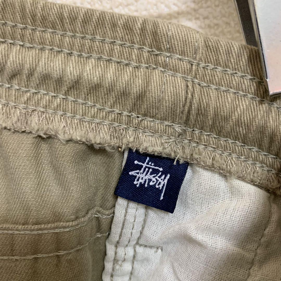 90s stussy USA製 ビーチ パンツ 紺タグ ステューシー 極美品