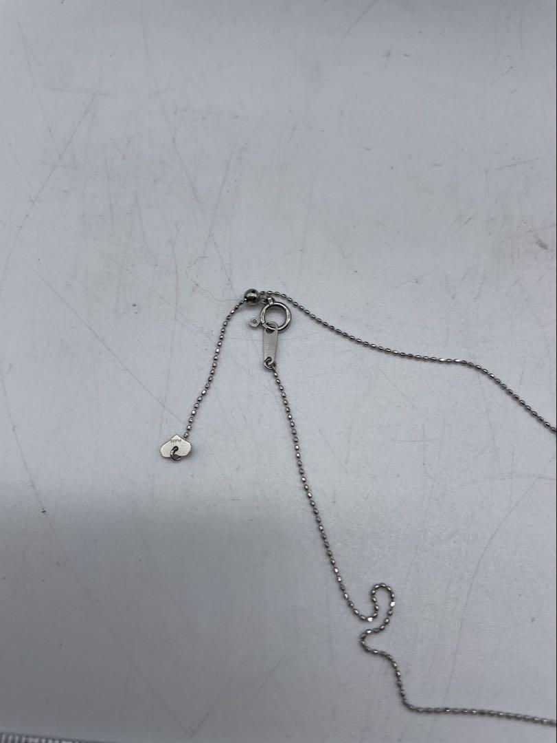 pt900 pt850 ダイヤ ネックレス 2.67g 鑑定書 保証書 付