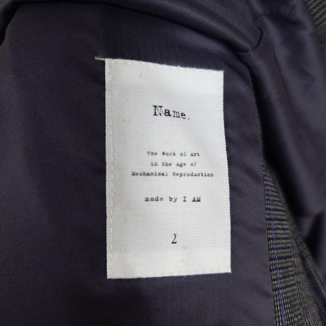 【name.】I AM チェック柄 ベスト 2 サイドベルト ドローコード 【name.】I AM チェック柄 ベスト 2 サイドベルト ドローコード