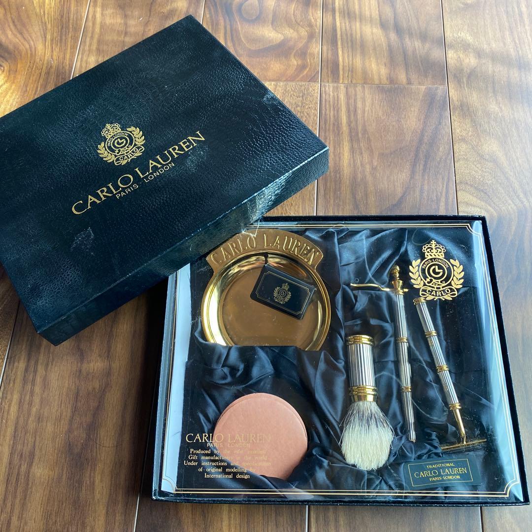 CARLO LAUREN パリ ロンドン 髭剃りセット