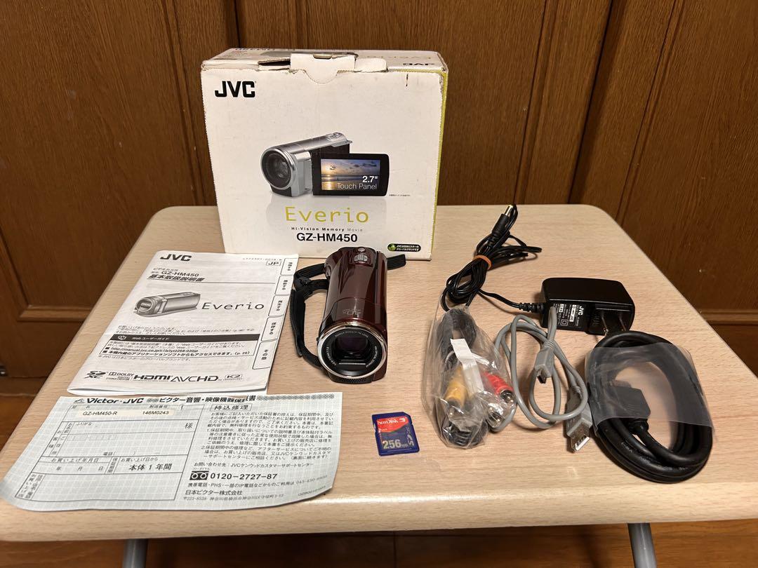 JVC Everio GZ-HM450 ビデオカメラ