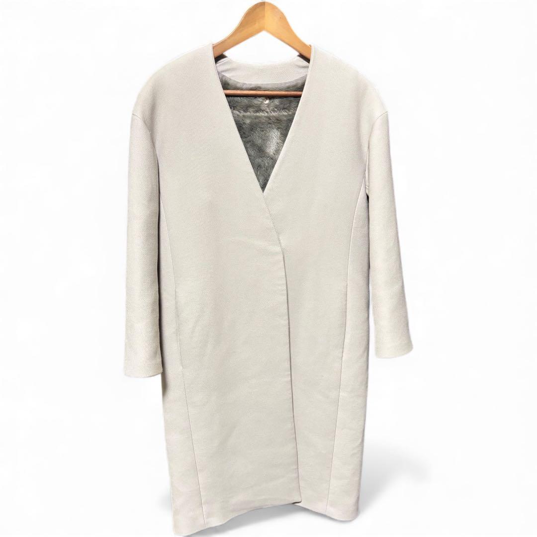 BEAUTY&YOUTH UNITED ARROWS ロングコート ノーカラー BEAUTY&YOUTH UNITED ARROWS ロングコート ノーカラー