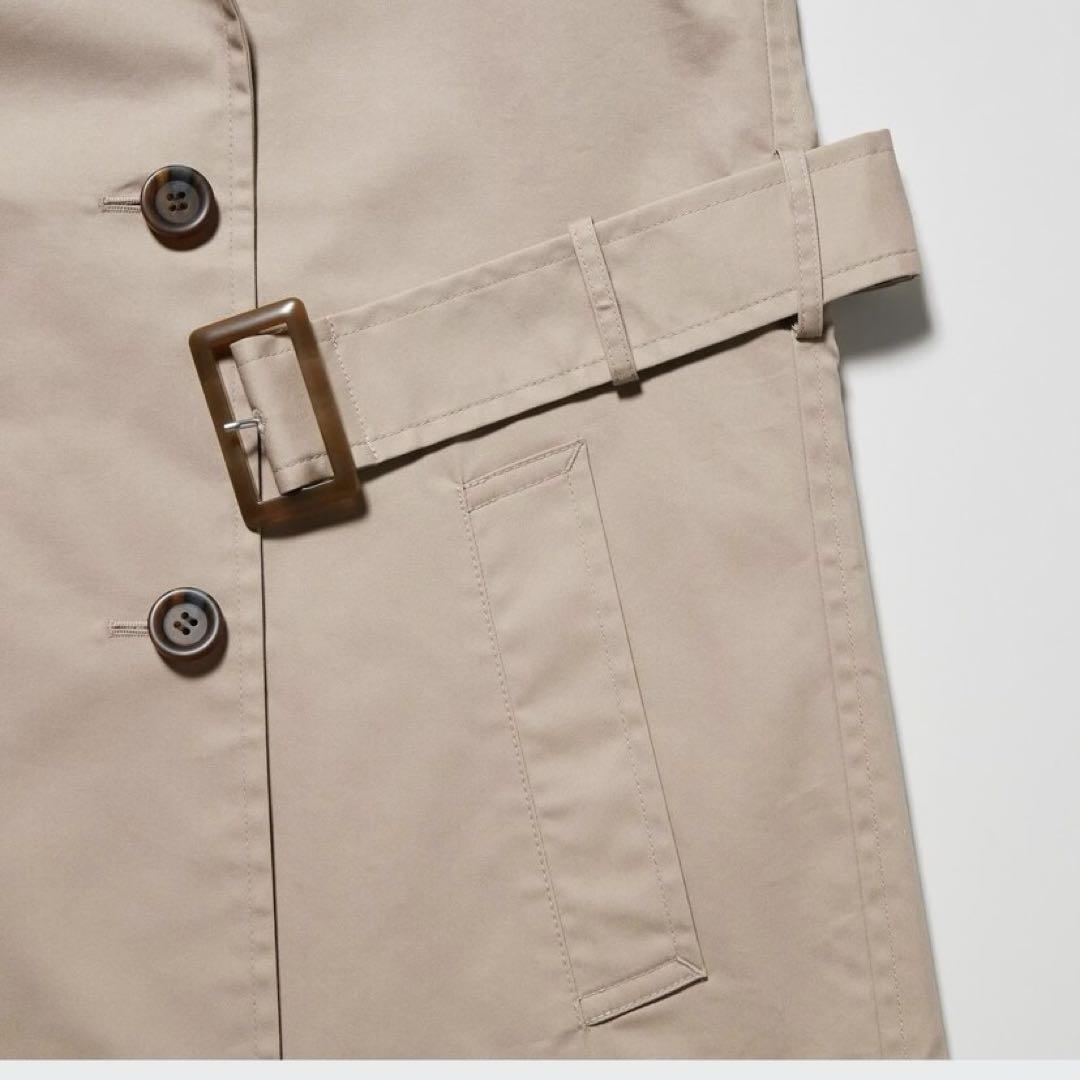 UNIQLO】ショートトレンチコート ベージュ M 美品 - メルカリ UNIQLO】ショートトレンチコート ベージュ M 美品 - メルカリ