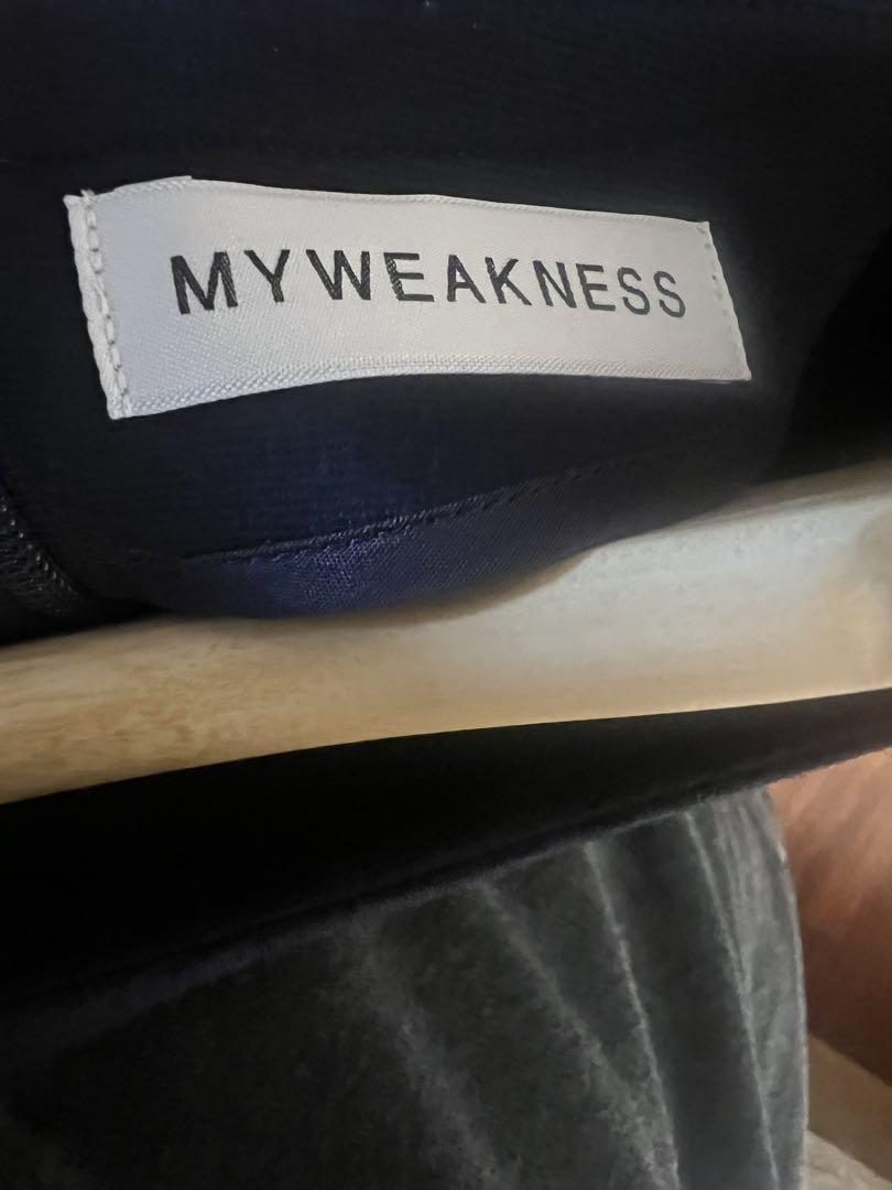 myweakness OLJA PUFF SLEEVE ネイビー