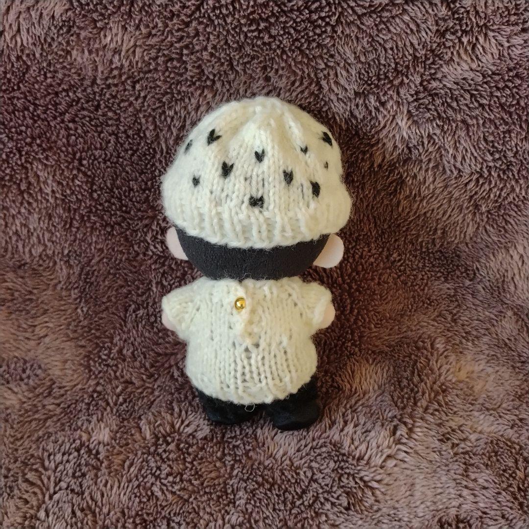 【かん】メンバーカラーハート刺繍セーター+ネコ耳帽子