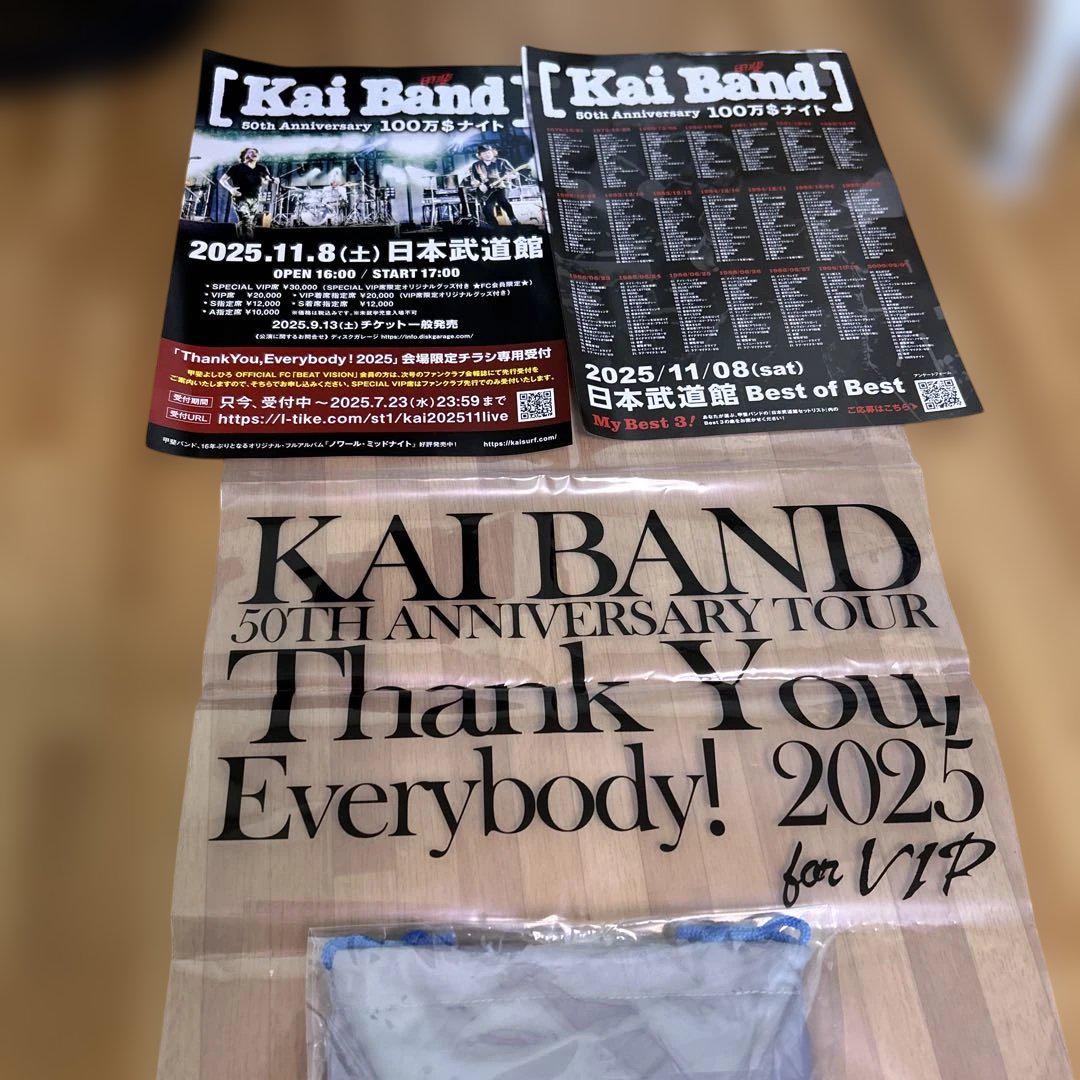 KAIBAND 50周年記念　オリジナルパズル　VIP限定　甲斐バンド 甲斐バンド 50周年記念ツアーVIP￼ 特典 パズル - メルカリ