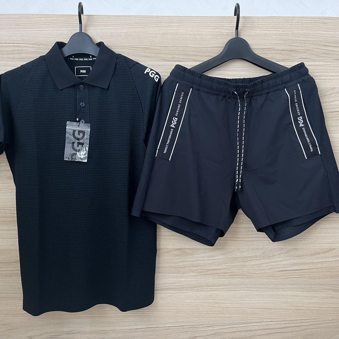 新品★55,000円 PGG パーリーゲイツ セットアップ パンツ×シャツ M 2021230574.jpg?1694046671