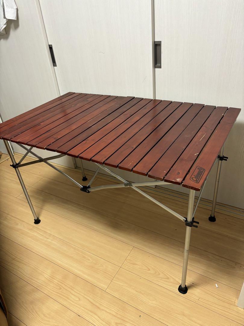 Coleman ウッドロール2ステージテーブル　110