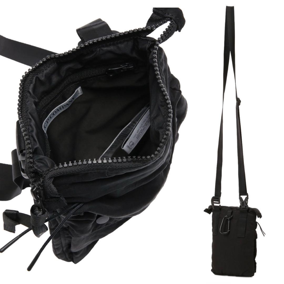 新品 定価2.7万円 C.P.COMPANY ナイロン ショルダーバッグ 黒