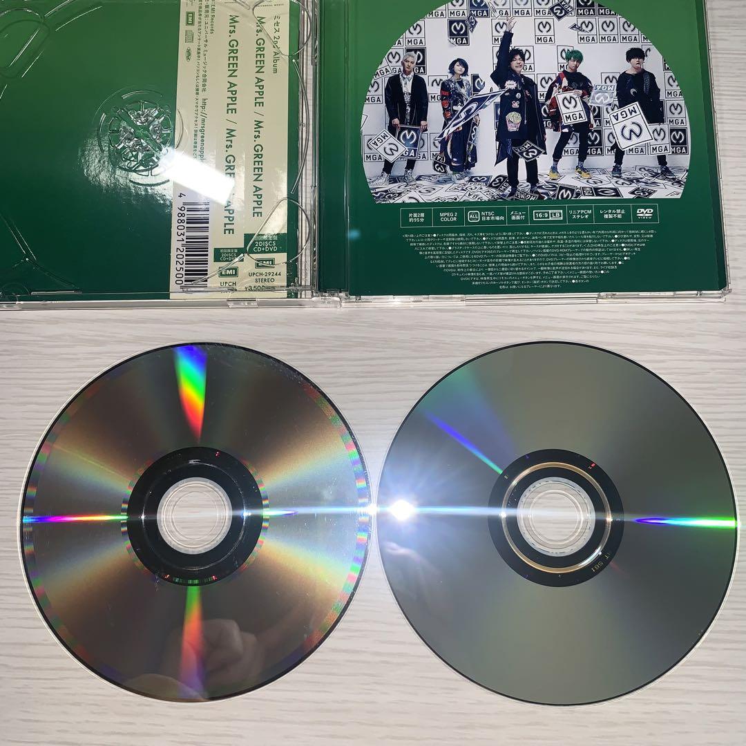 Mrs. GREEN APPLE 初回限定Mr. GREEN APPLE※帯付き Mrs.GREEN APPLE 2nd Album 初回限定盤 帯あり（APPLE 2nd album