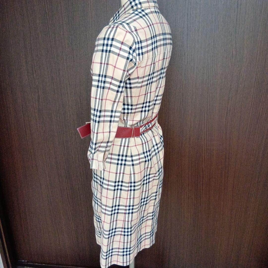 Burberry ブルーレーベル ベージュ チェック シャツ ワンピース М Burberry ブルーレーベル ベージュ チェック シャツ ワンピース М