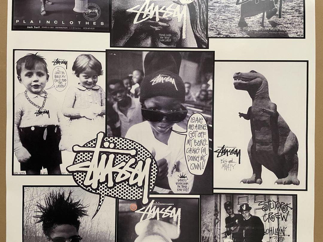 非売品 大型ステューシーSTUSSY 25周年記念ポスター ヴィンテージポスター 非売品 大型ステューシーSTUSSY 25周年記念ポスター
