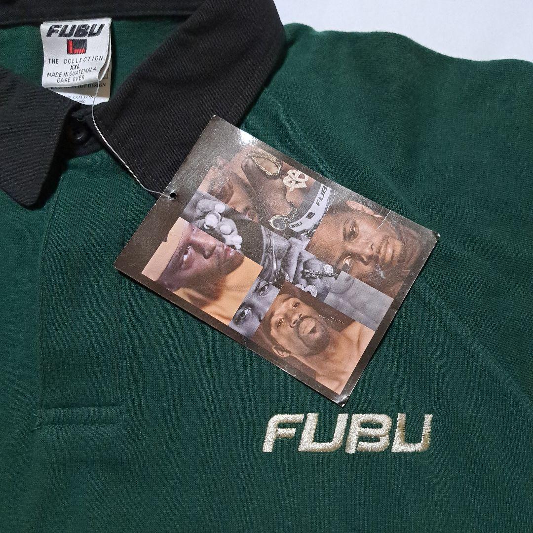 新製品情報も満載 FUBU 90s ヴィンテージラグビーシャツ (XXL) - メルカリ ウェア