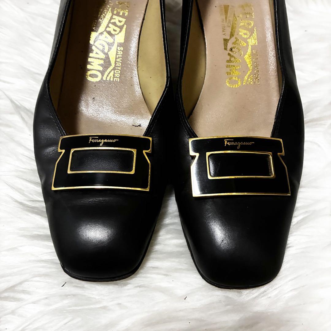 美品　フェラガモ　パンプス　23.5㎝ FERRAGAMO フェラガモ パンプス 23.5 美品