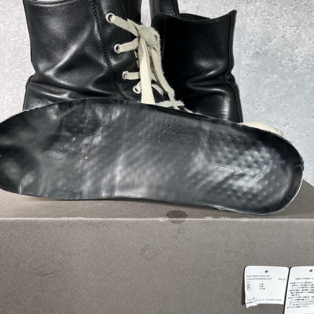 国内正規品　Rick Owens レザースニーカーズ【44】ラモーンズ　箱付き