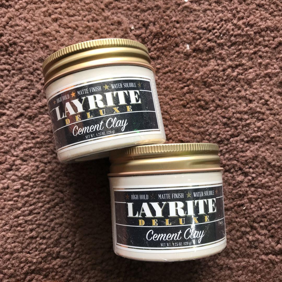 LAYRITE レイライト水性ポマードセメントCement Clay 120g