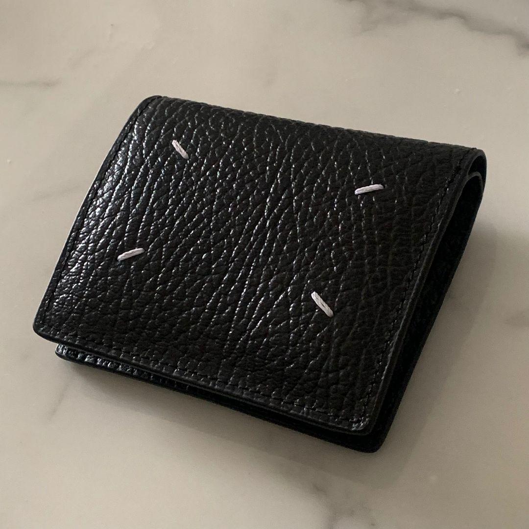 Maison Margiela 二つ折り財布 ブラック Maison Margiela 二つ折り財布 ブラック