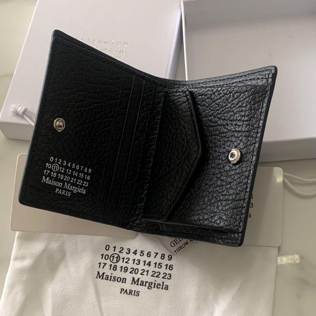 Maison Margiela 二つ折り財布 ブラック Maison Margiela 二つ折り財布 ブラック
