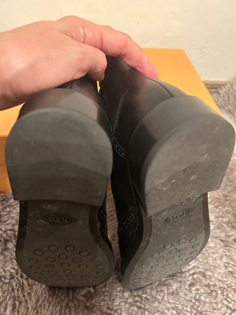 格安通販サイト。 TOD S ブラック サイドゴアブーツ 37 1 224.5cm