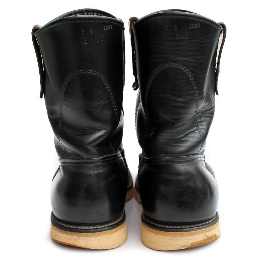 【90年代羽タグ】レッドウイング 8169 ペコス 黒 US7.5 E RED WING レッドウィング 8169 刺繍羽タグ ペコスブーツ