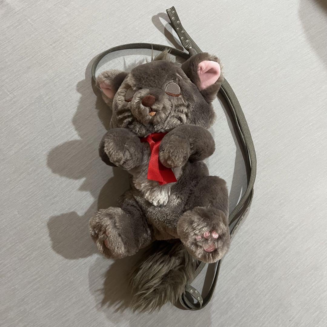 【新品未使用タグ付き】ベルリオーズ おしゃれキャット ぬいぐるみ おしゃれキャット ベルリオーズ ぬいぐるみ ポシェット（タグ