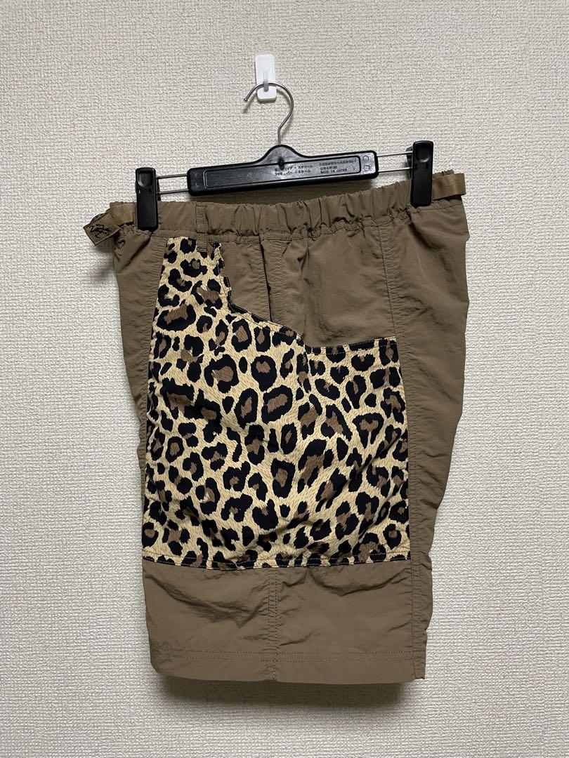 ★レオパード★ GRAMICCI ハーフパンツ ベージュ 豹 ナイロンショーツ