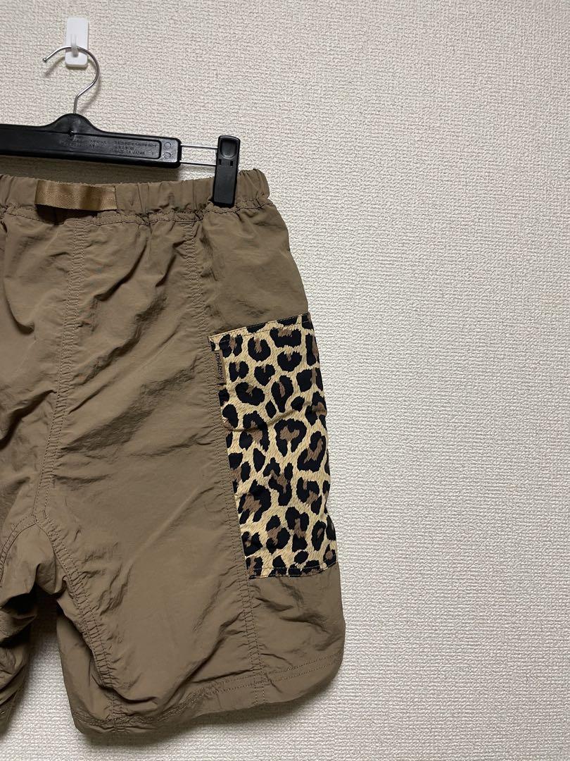 ★レオパード★ GRAMICCI ハーフパンツ ベージュ 豹 ナイロンショーツ