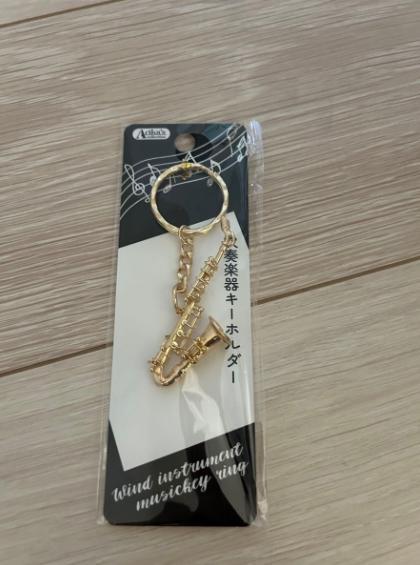 FF楽器デザイン ゴールドキーホルダーミュージシャン