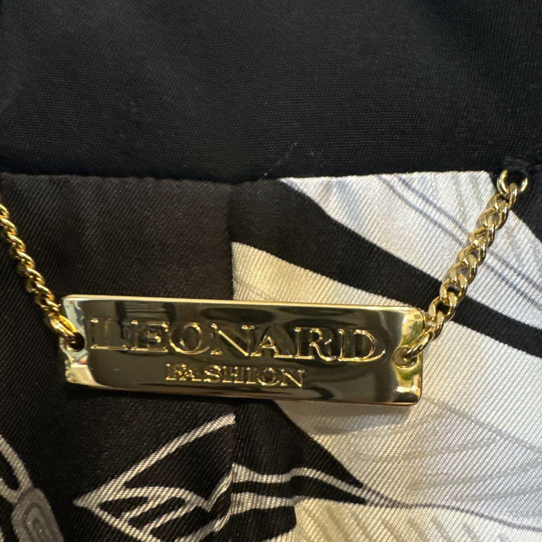 極美品♡LEONARD シルク ベルト 中綿 コート ジャケット アウター 38