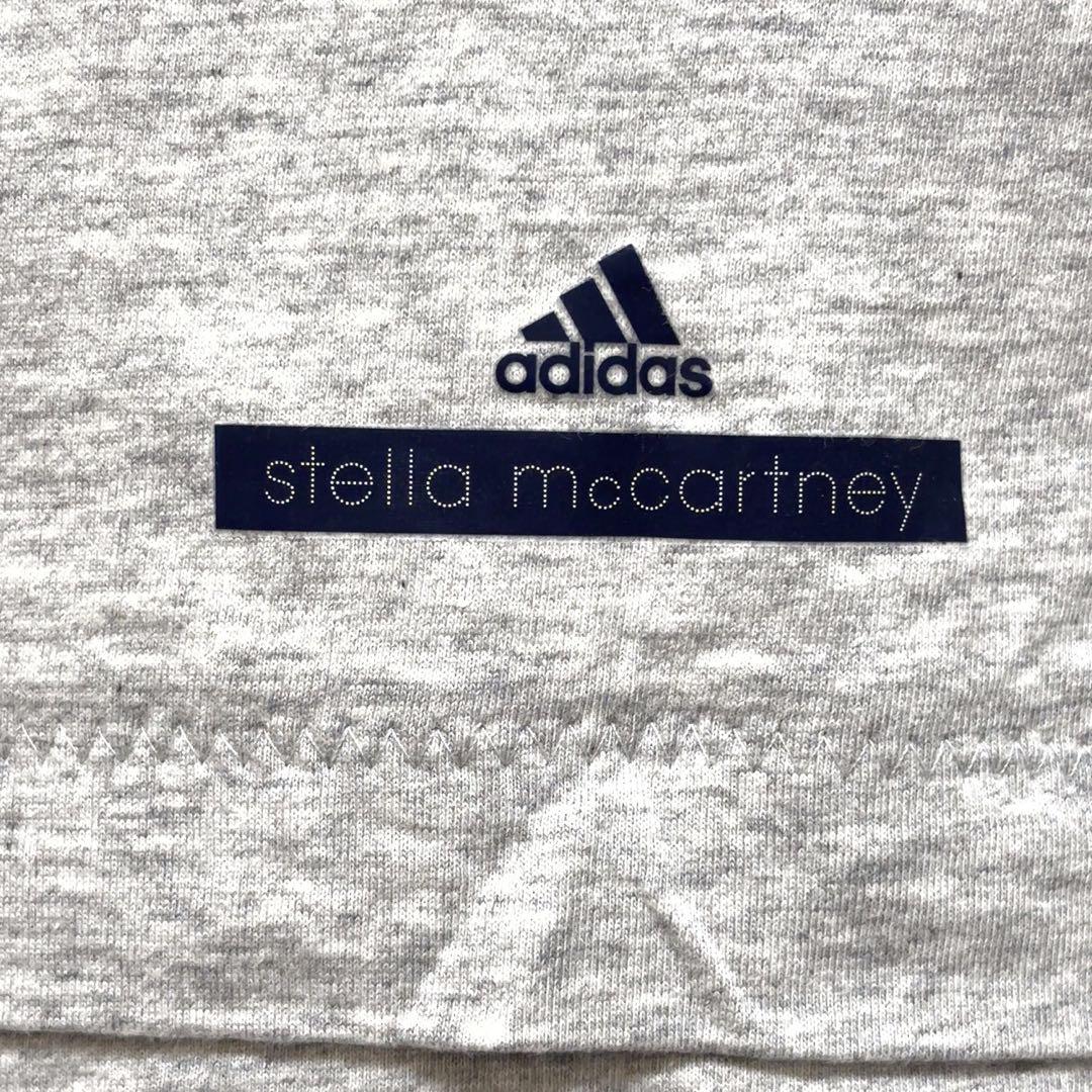アディダス ステラマッカートニー　 Tシャツ　花柄　グレー　ノースリーブ　XL