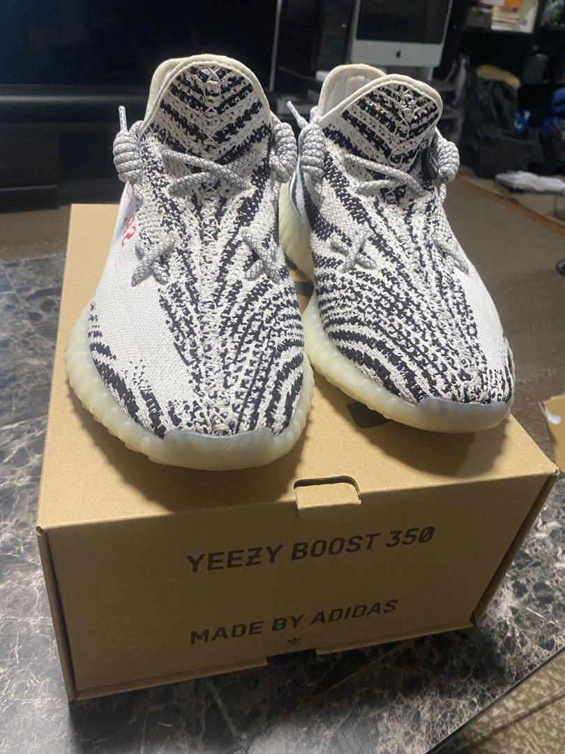 靴 Adidas Yeezy Boost 350 zebra
