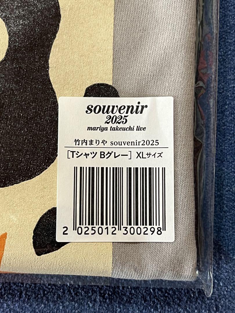 竹内まりやsouvenir2025TシャツBグレーL
