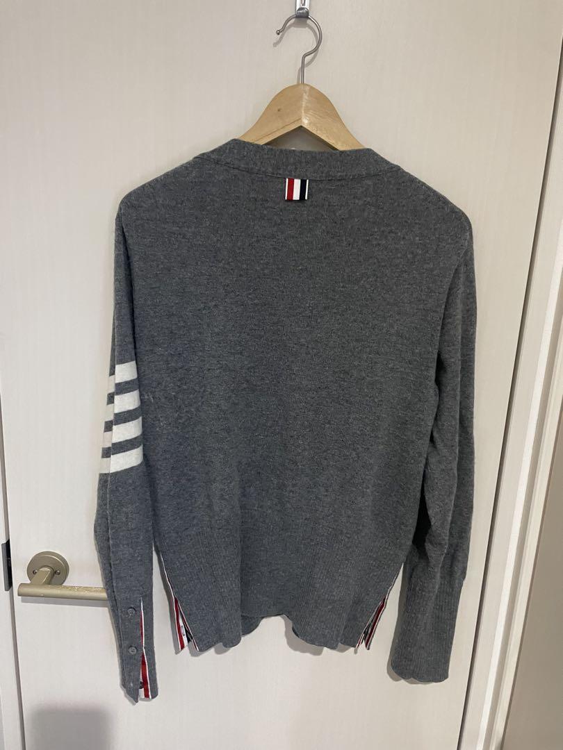 THOM BROWNE グレー カーディガン